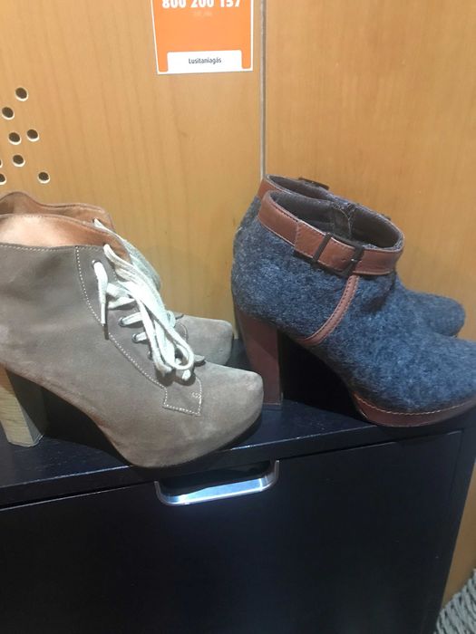 Vendo Sapatos/Botas multimarcas Nº38/39 (TOMMY; CalvinKlein, etc)