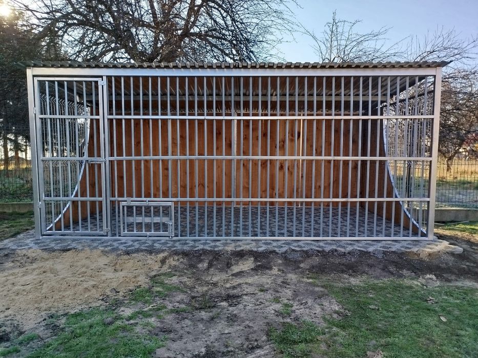 Kojec dla psa ocynkowany wysokiej jakości klatka " ŁEZKA"4x2  3x3