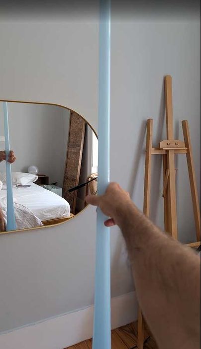 Obra de arte em forma de lágrima de vidro | Glass teardrop artwork