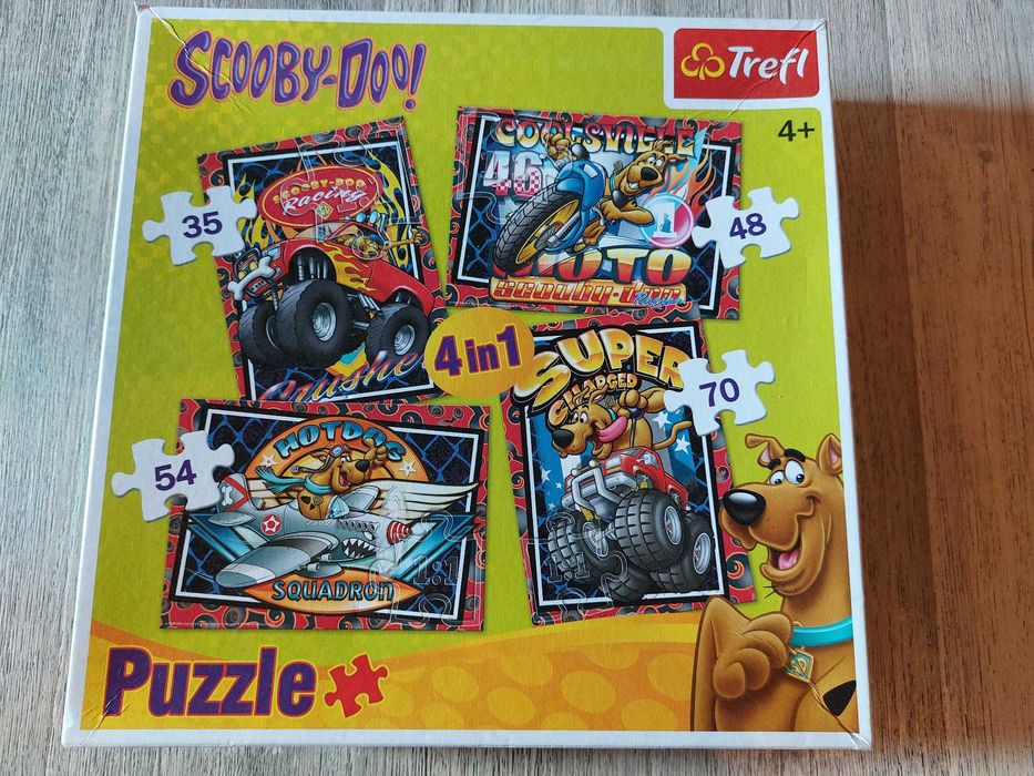 Puzzle Scooby- Doo - 4 układanki w zestawie
