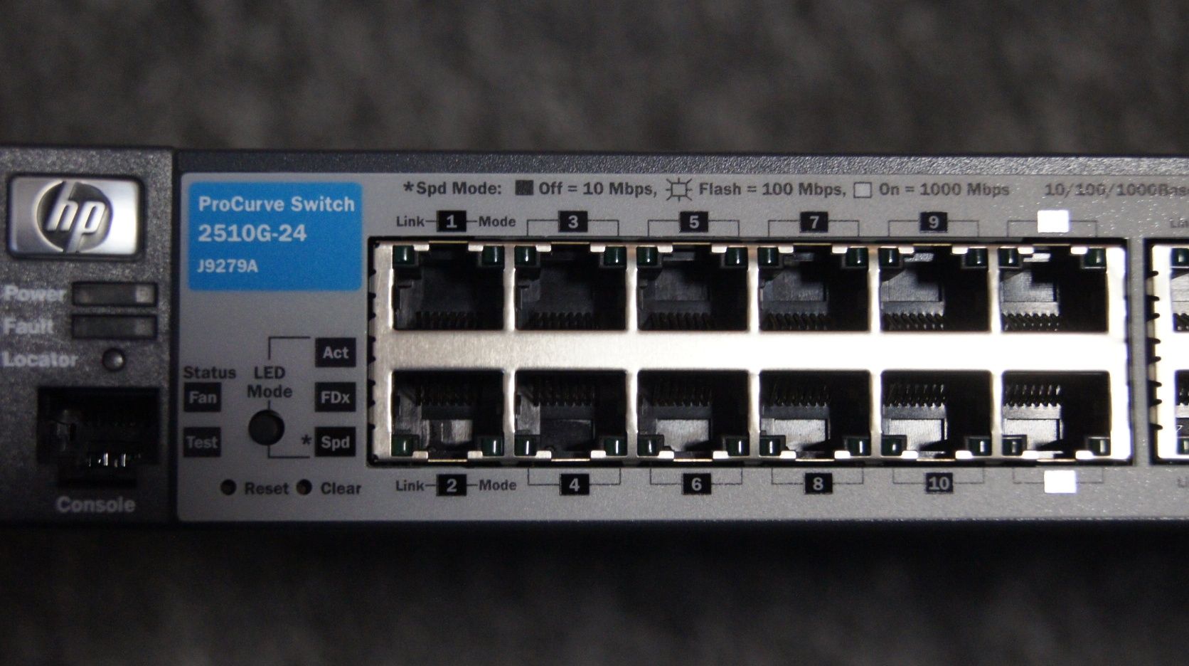 Switch HP ProCurve 2510G-24 J9279A rack 1U