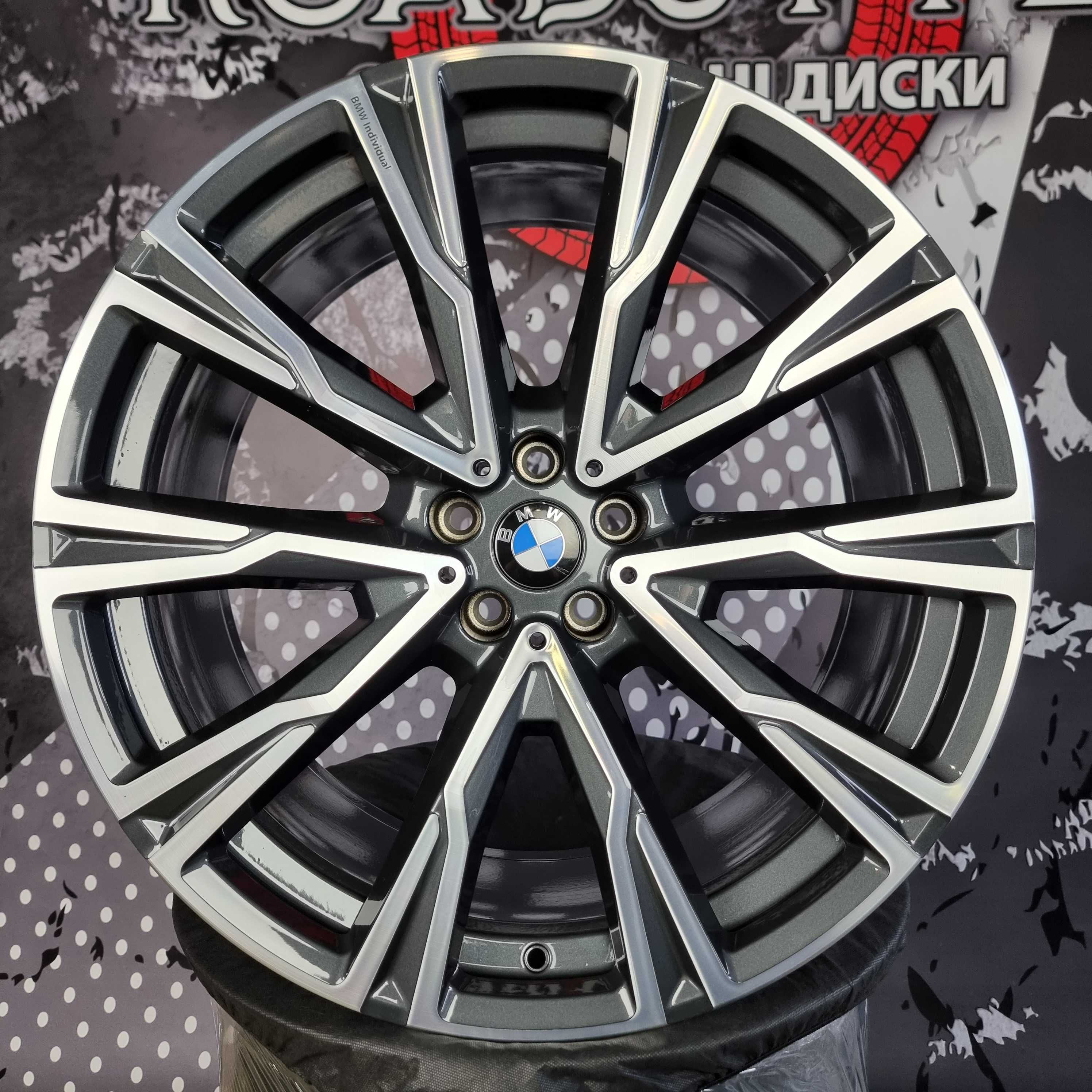 22" різноширокі диски BMW X5 G05 X6 G06 X7 G07 758M Individual Y-Spoke