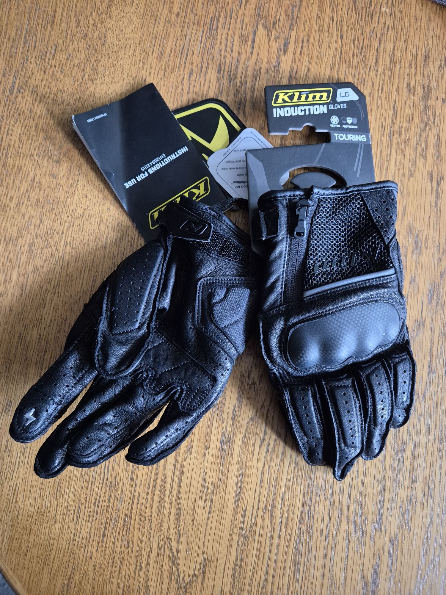 Rękawice indukcyjne KLIM black r. L/9.5