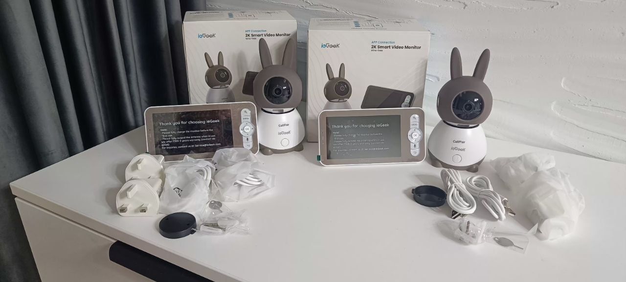 Видеоняня ieGeek, плач, движение..,360°, WiFi, НОВЫЕ