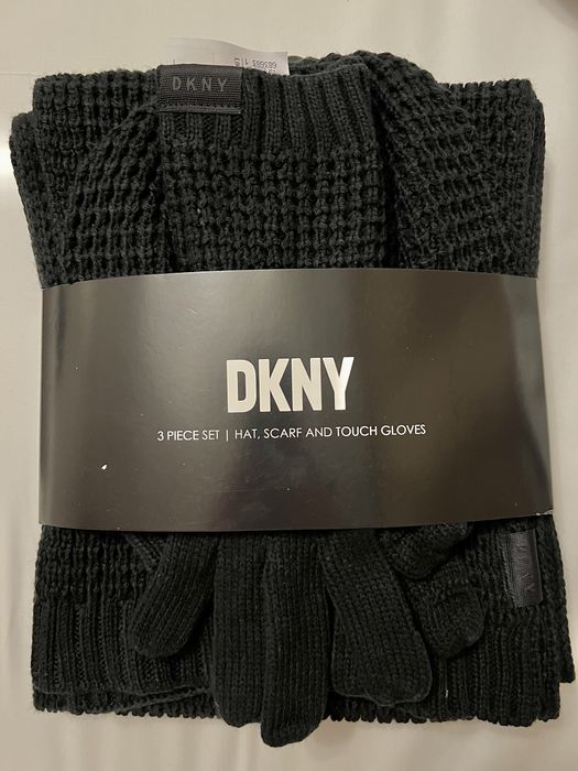 DKNY Tеплий подарунковий набір Шарф, шапка , рукавички