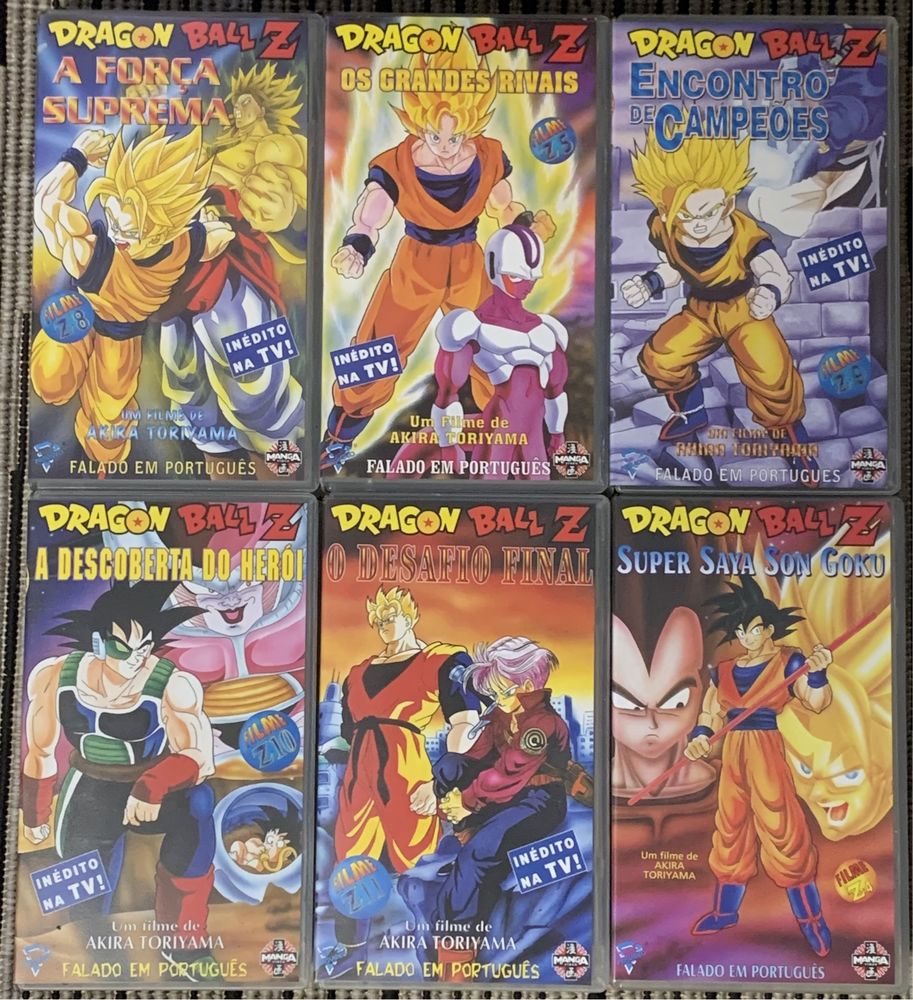 Dragon ball GT Lote de 12 Cassetes Vhs’s (Só Vendo Lote Completo)