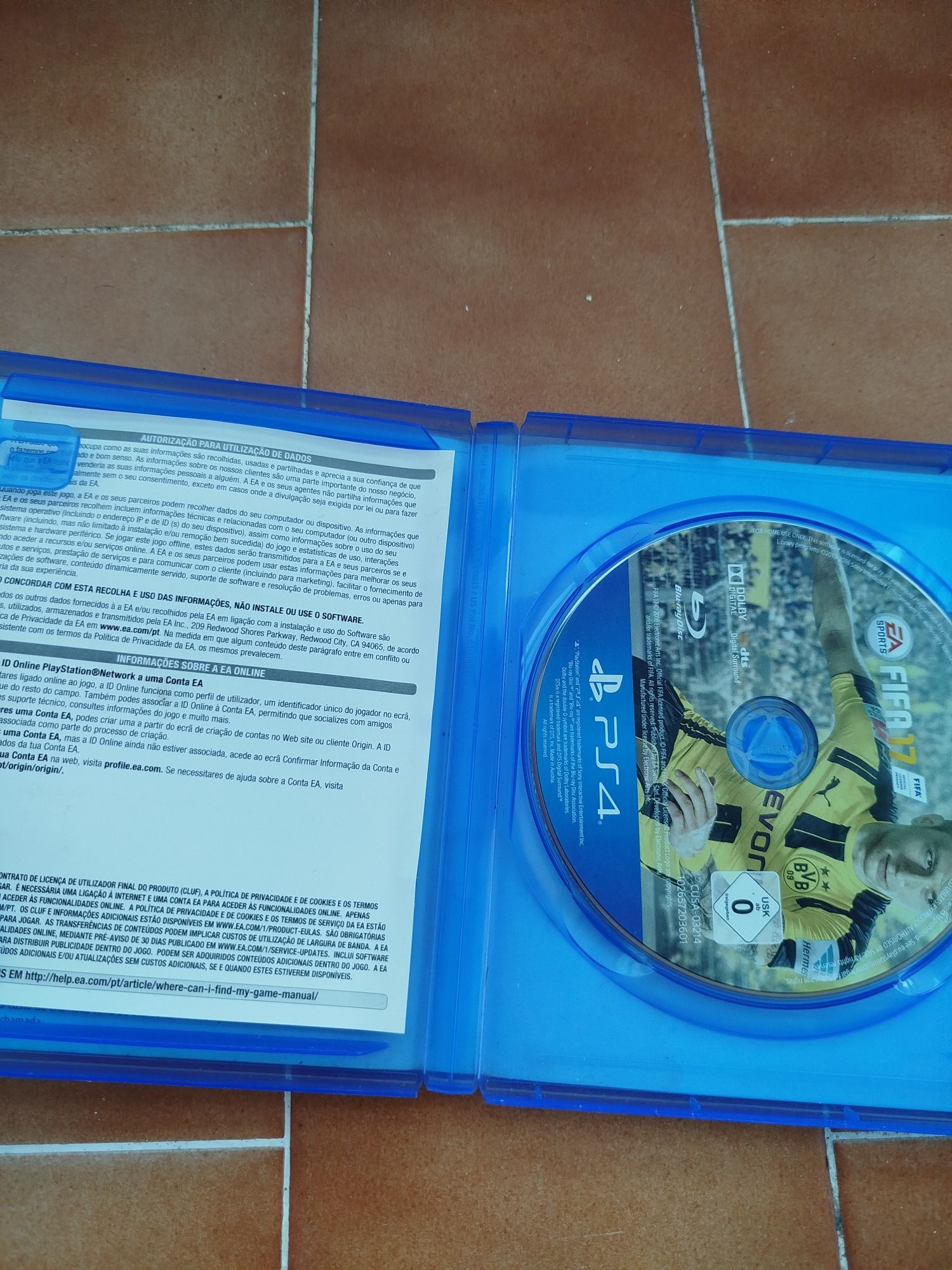 Jogo FIFA 17 PS4