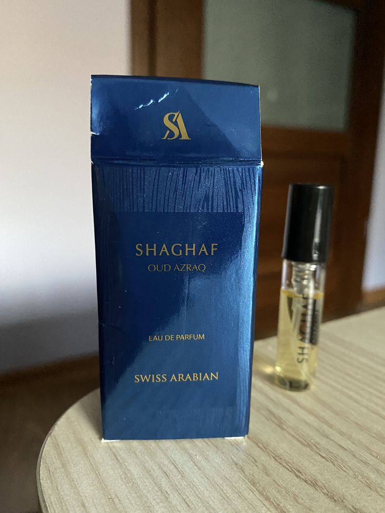 Swiss Arabian Shaghaf Oud Azraq edp 3 ml miniaturka