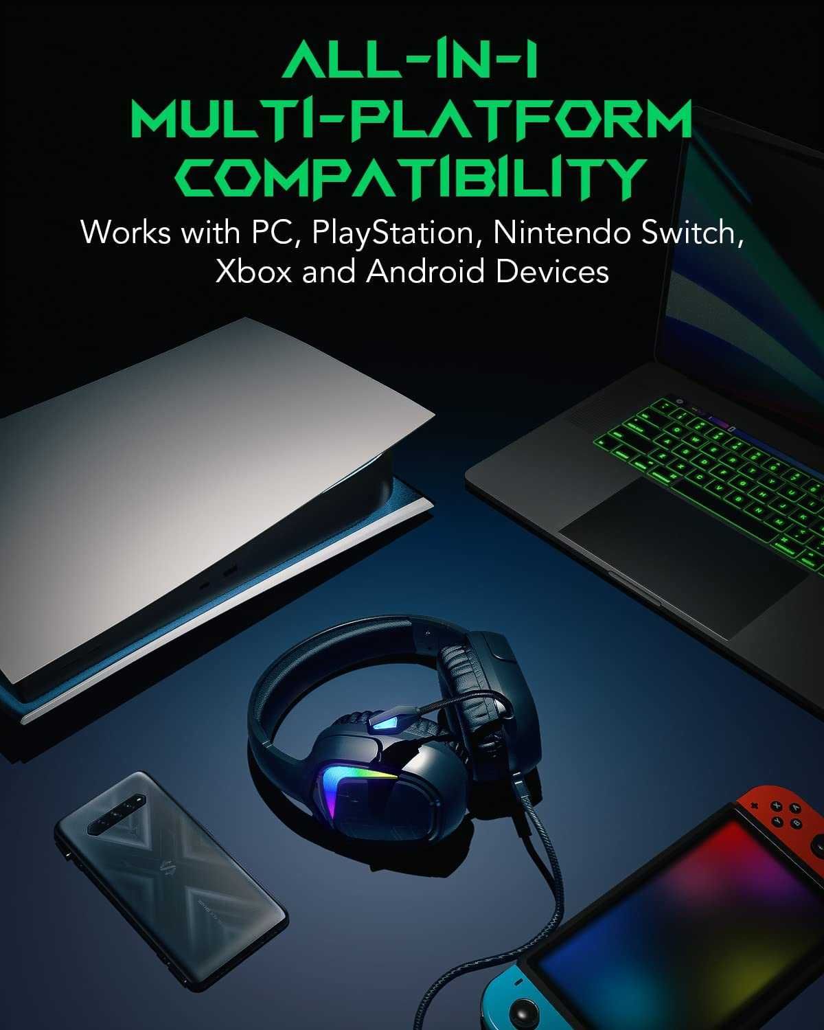 Słuchawki Gamingowe XIAOMI  Black Shark PC XBOX PS