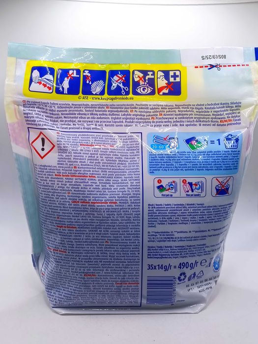 Kapsułki do Prania Persil Power Caps Color 35sztuki 805/09/25s