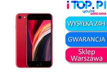 iPhone SE 2020 Czerwony 128GB I Sklep iTop WaWa Muranów Gwarancja 12 m