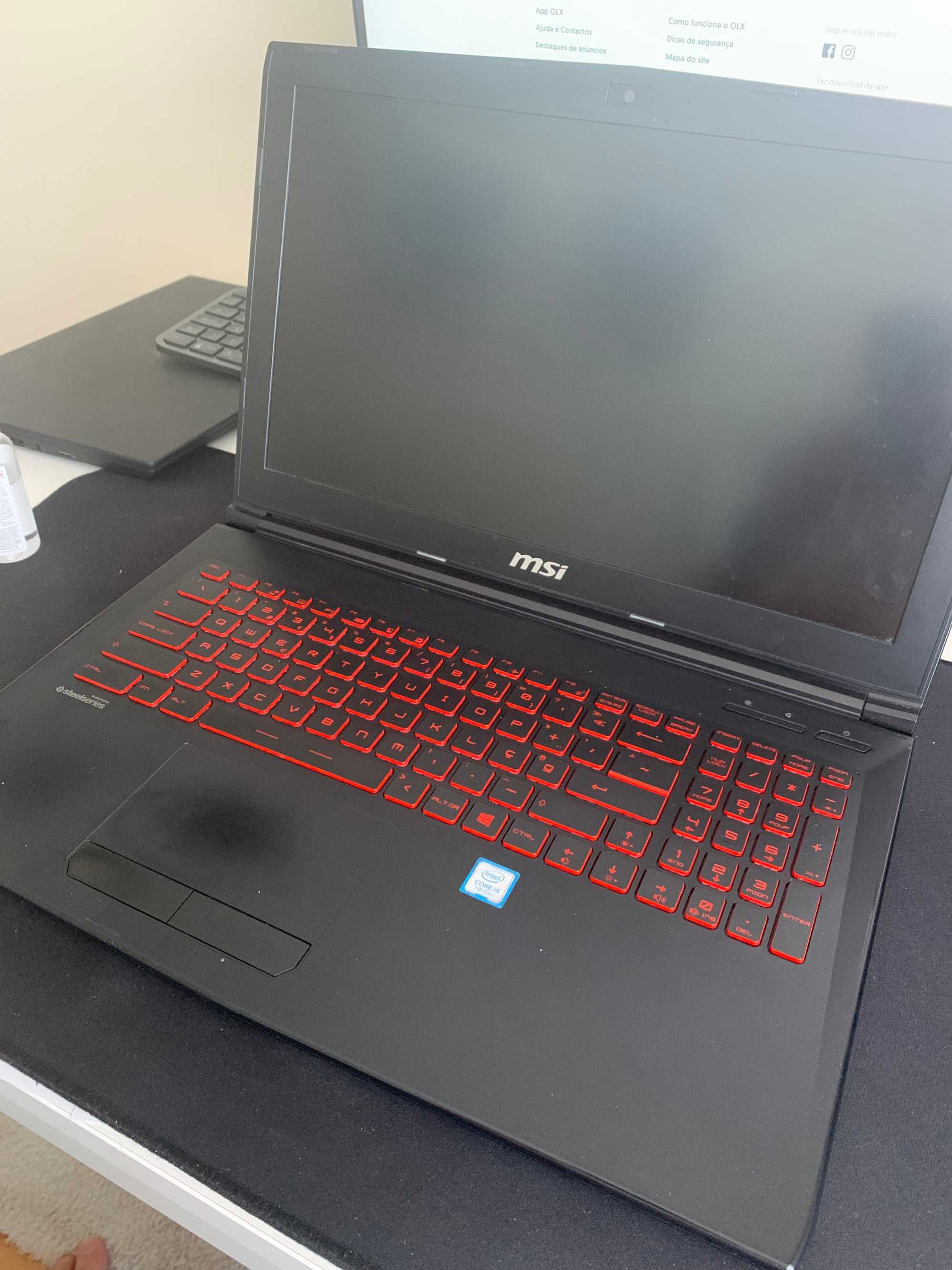 Gaming Laptop - MSI GV62 7RD-2824IN