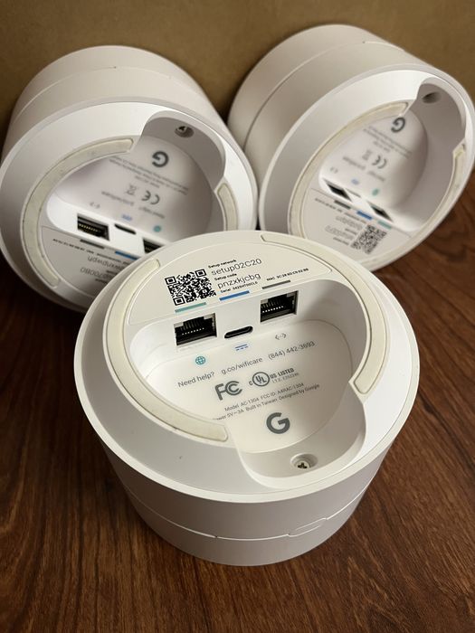 Google Wifi (AC1304) Mesh система – комплект із 3 точок, б/в