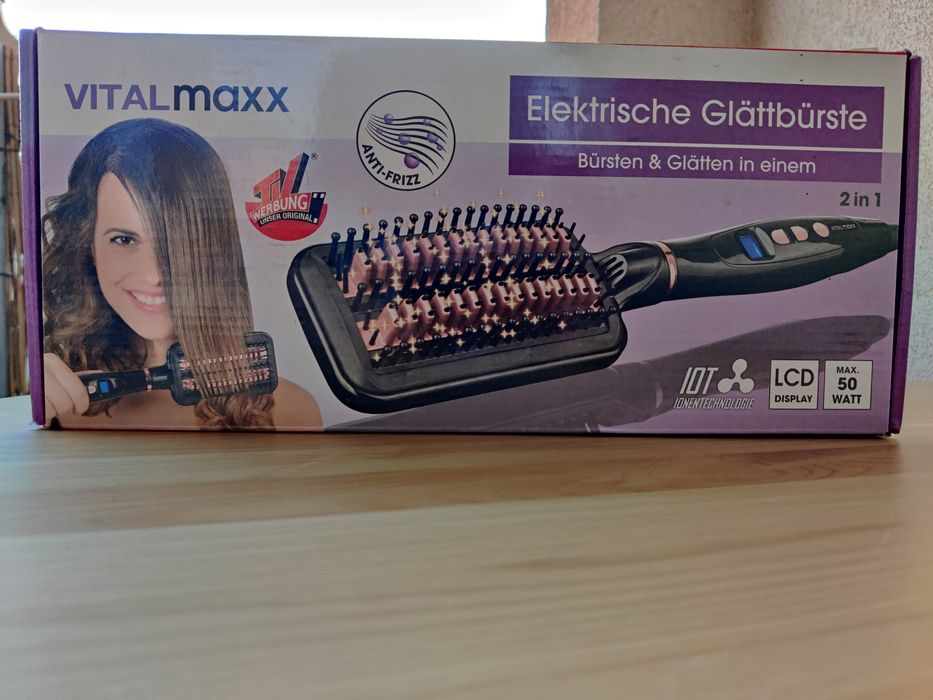 Elektryczna szczotka z prostownicą Vital Maxx