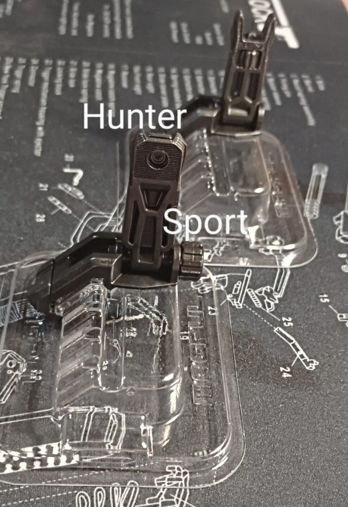 Складной Целик и Мушка Magpul Mbus Pro Offset,Pro Sight.Оригинал.AR15