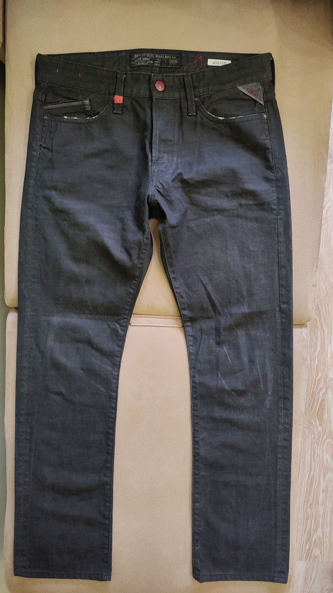 Джинсы Replay Waitom размер 31-32 рост 32 Оригинал Regular fit