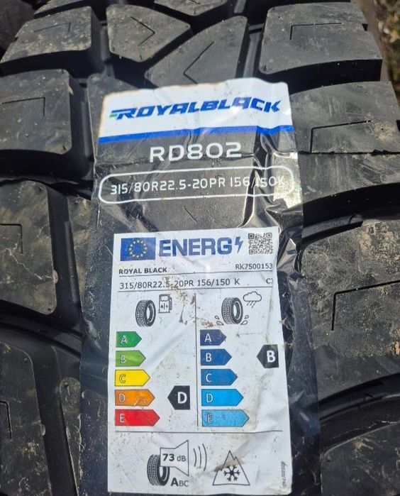 Opona ciężarowa budowlana 315/80R2,5 ROYALBLACK
