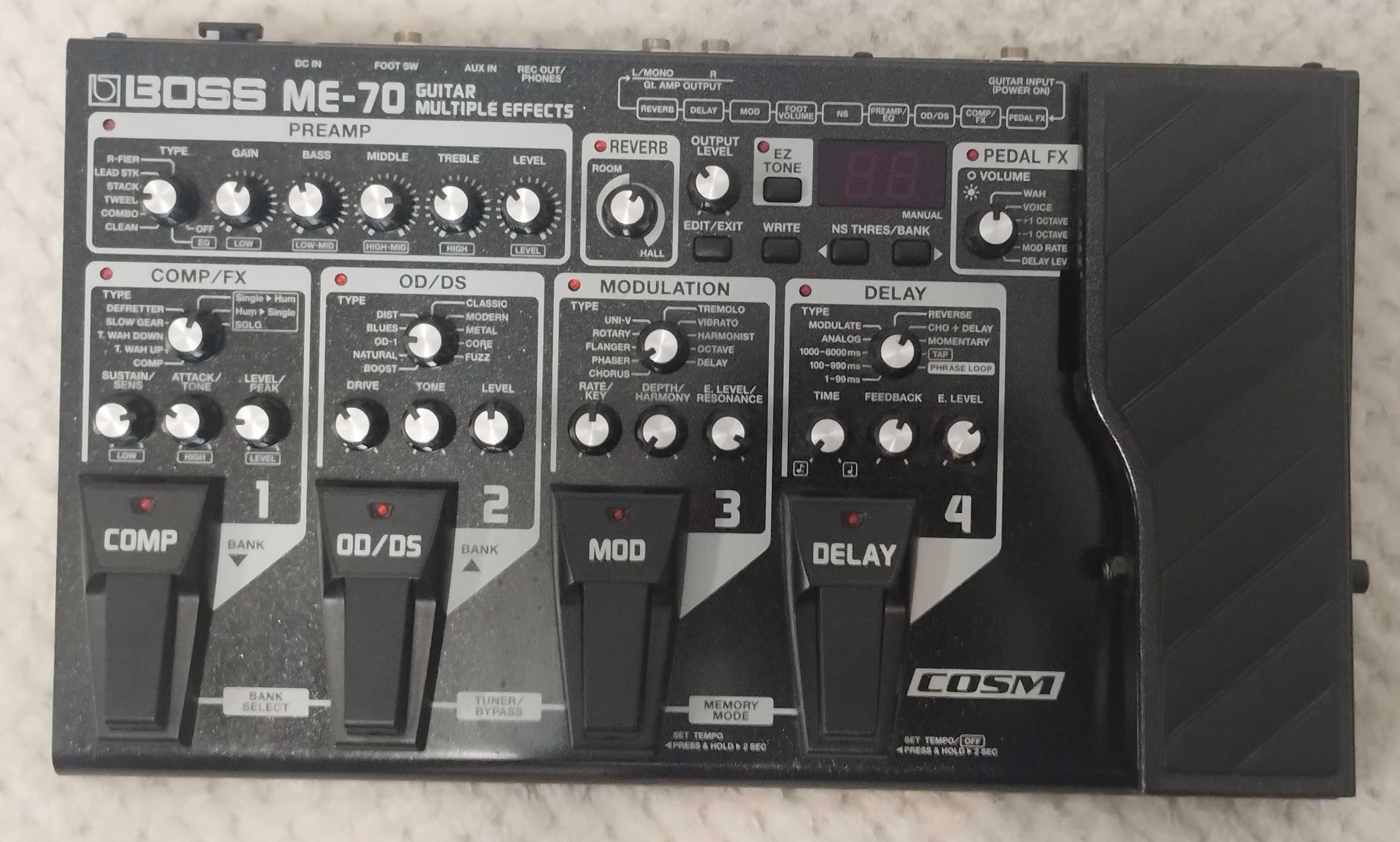 Multiefekt Boss ME 70 ORYGINALNY zasilacz Roland BOSS , instrukcja PL