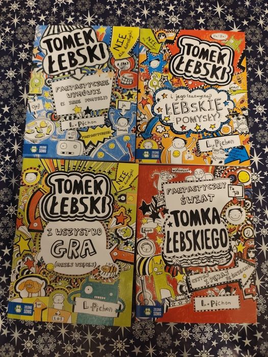 Cztery książki z serii "Tomek Łebski" L.Pichon