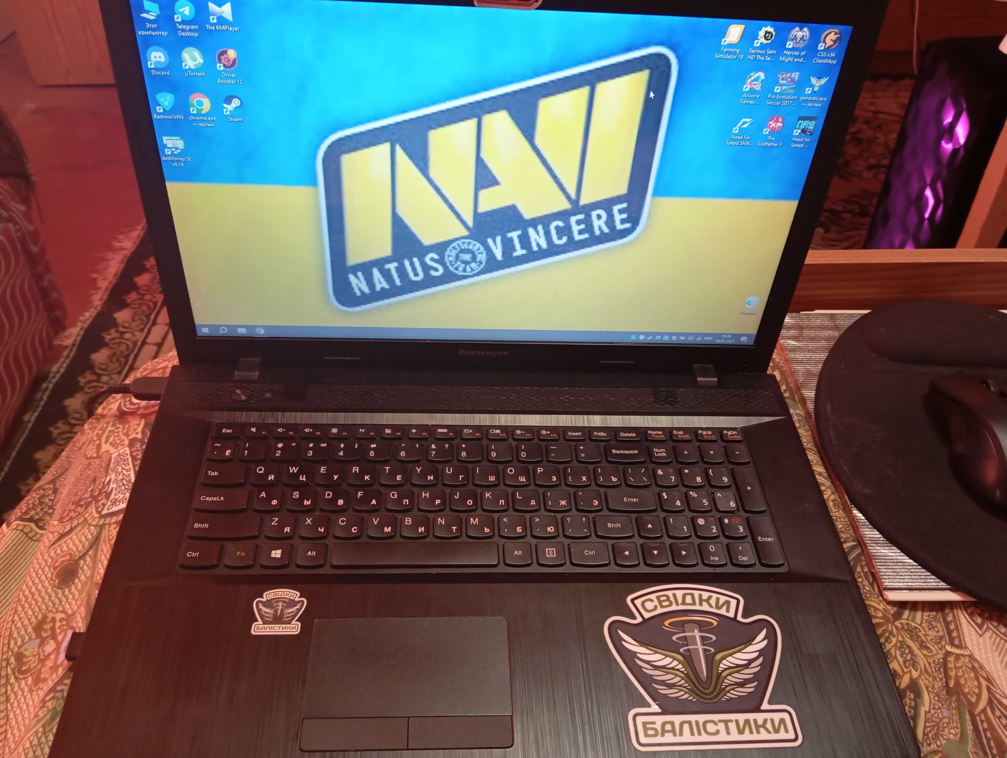 Продам Ноутбук Lenovo Intel Pentium 3550M 2 ядра по 2.3 GHz) 8 GB DDR3