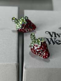 Vivienne Westwood Leonela Strawberry сережки