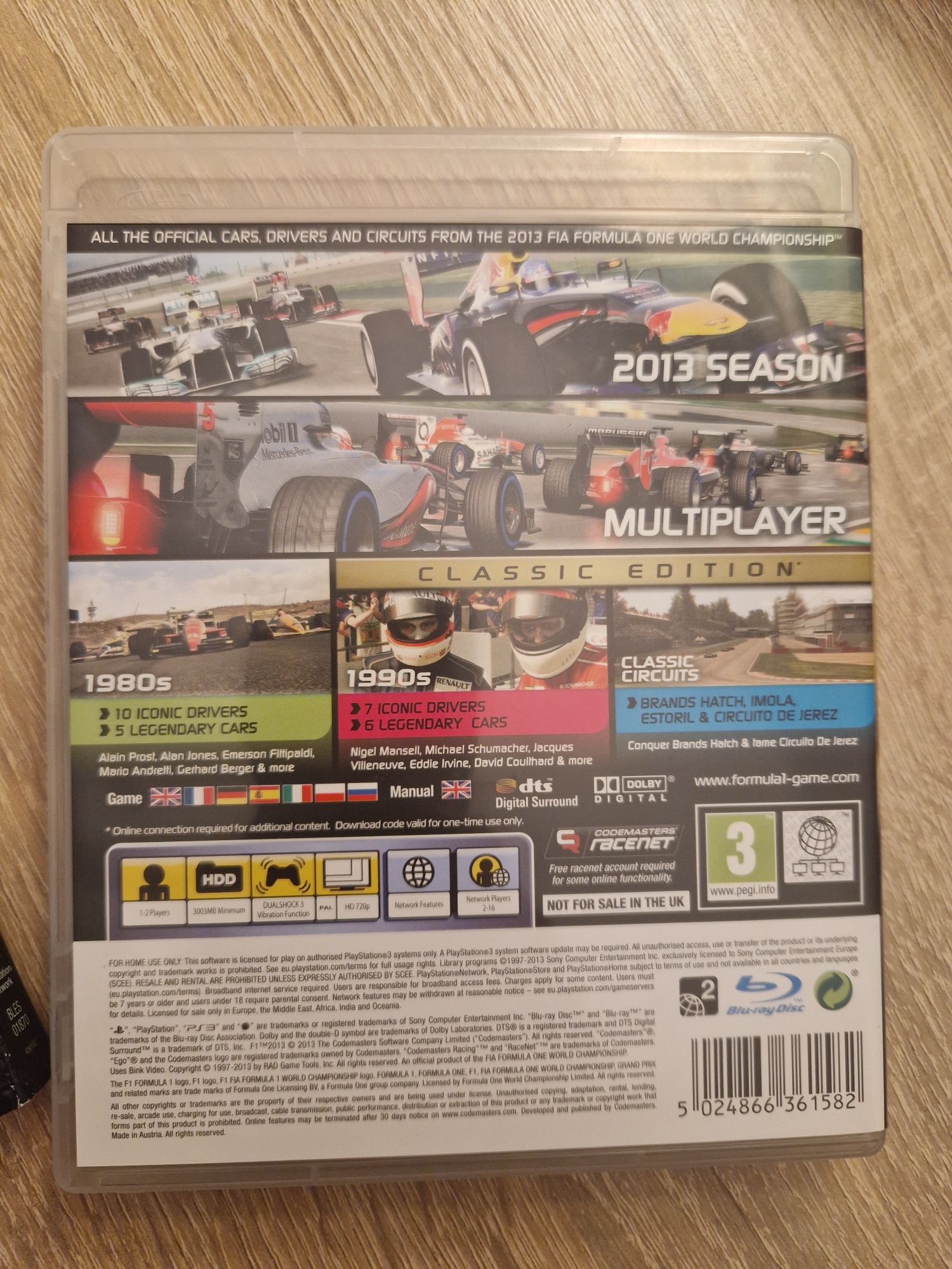 Formuła 1 playstation 3