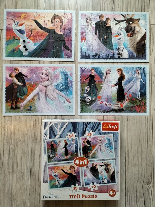 Puzzle kraina lodu Elsa i Anna Frozen