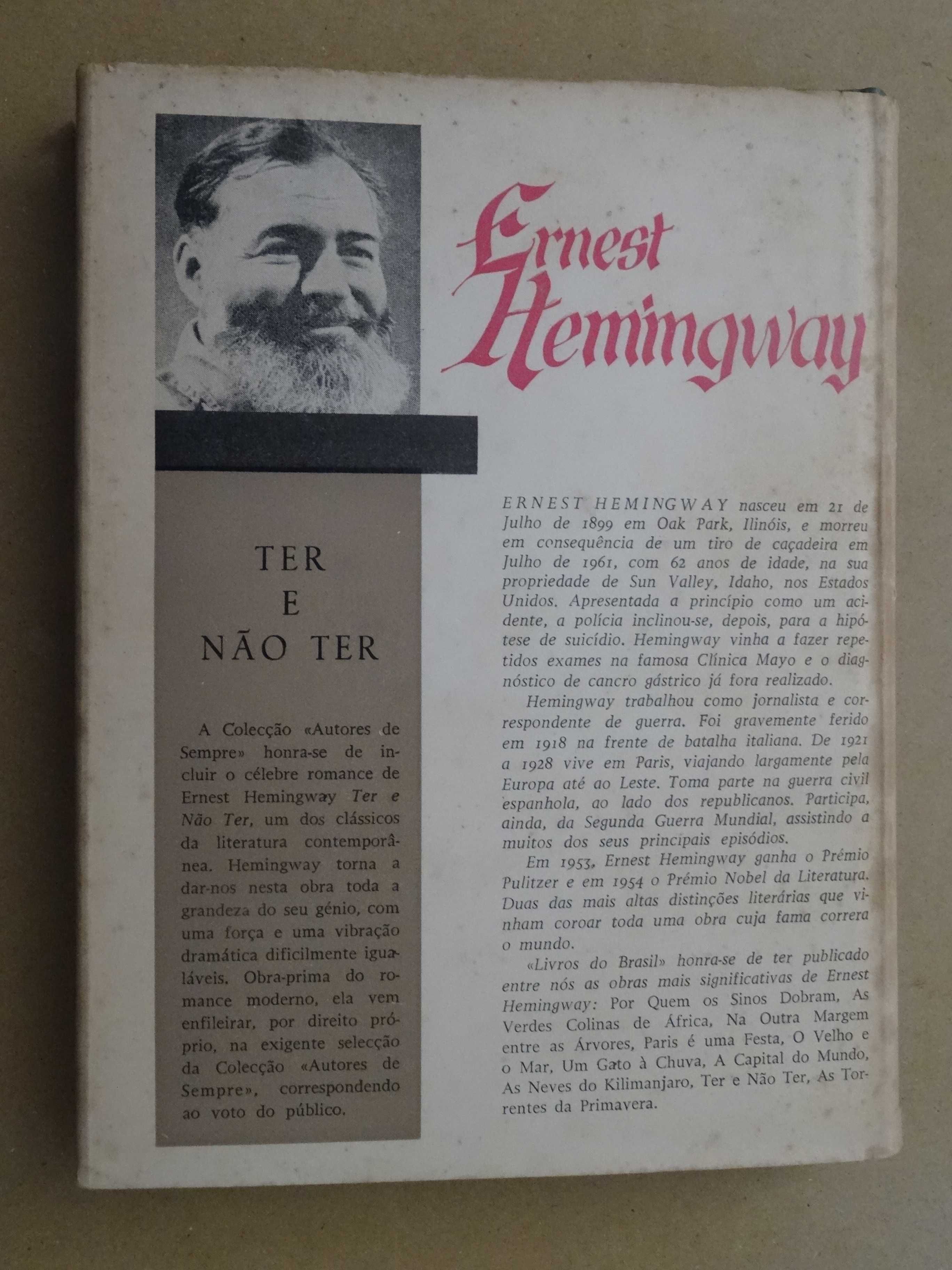 Ter e Não Ter de Ernest Hemingway