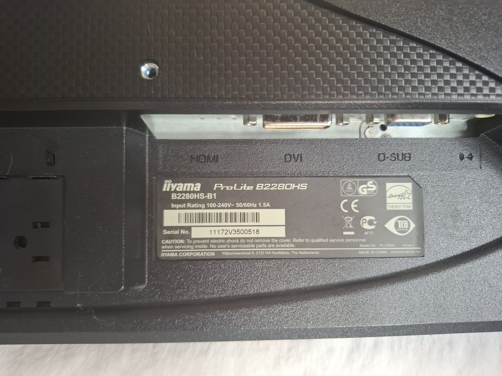 Monitor dla graczy  Iiyama ProLite B2280HS
