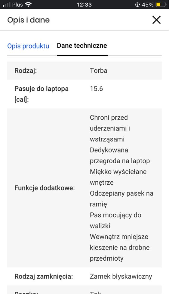 Torba na laptopa Targus 15 16 macbook