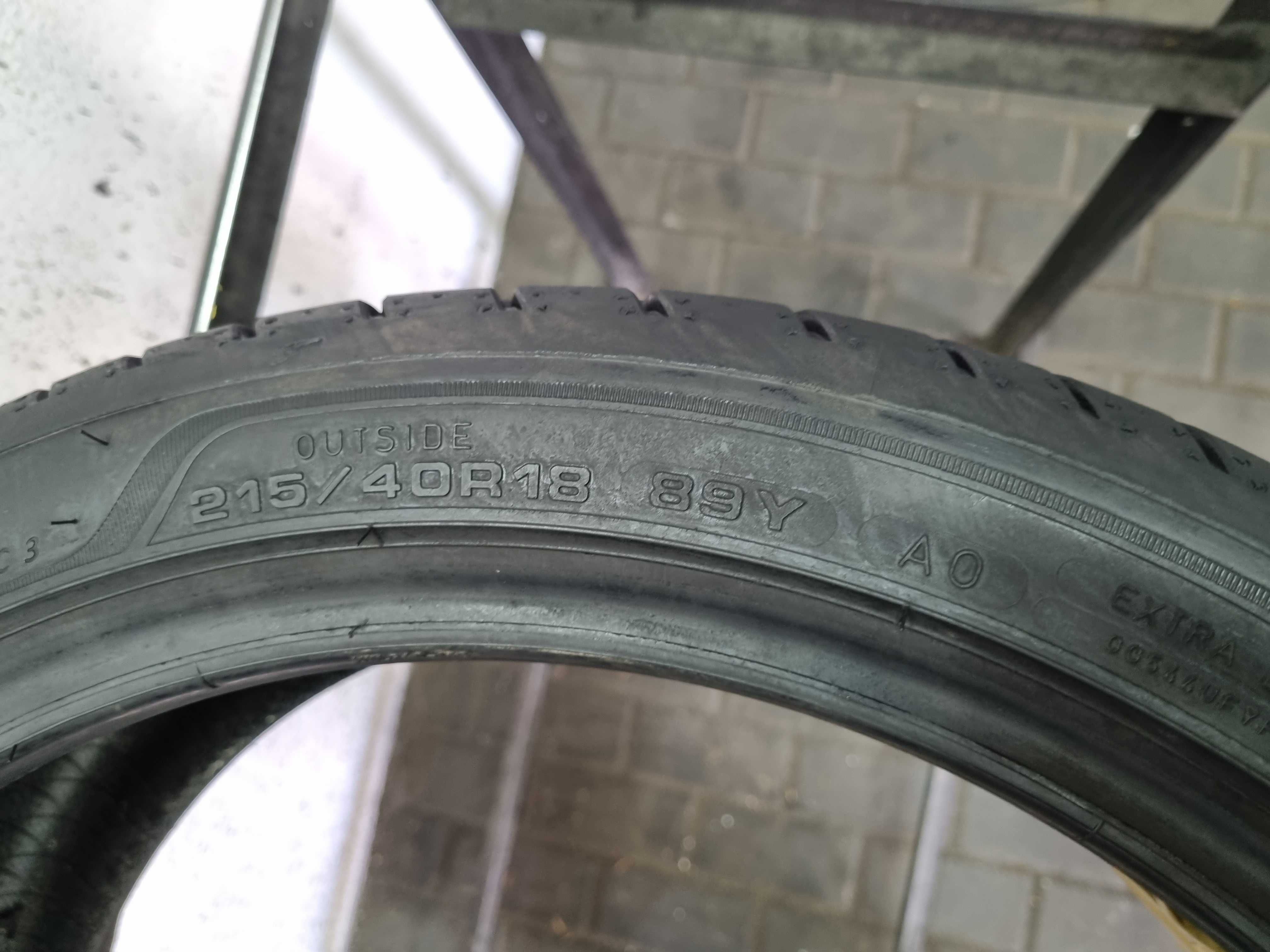 215/40/18 89Y Goodyear Eagle F1 Asymmetric 3 D.5024