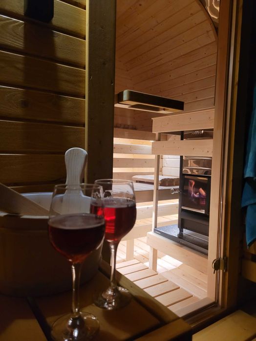 Miodowy Domek Sauna, Jacuzzi, Rybki,Las, Rowery