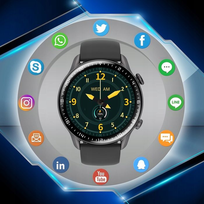 Smartwatch Zegarek Męski 2 Gen Polskie Menu Połączenia Sport Smart Wat