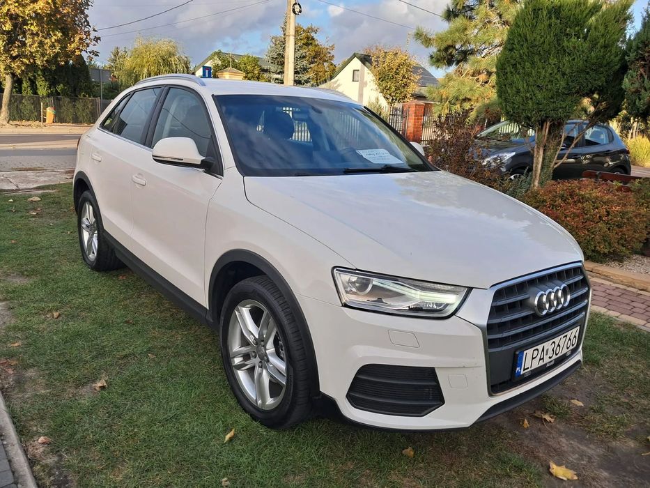 Audi Q3 150 KM. LEDY.Nawigacja.AF-18.Czujniki.Mały Przebieg