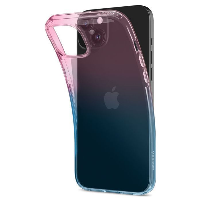 Etui Spigen Liquid Crystal iPhone 15 Gradation Różowy