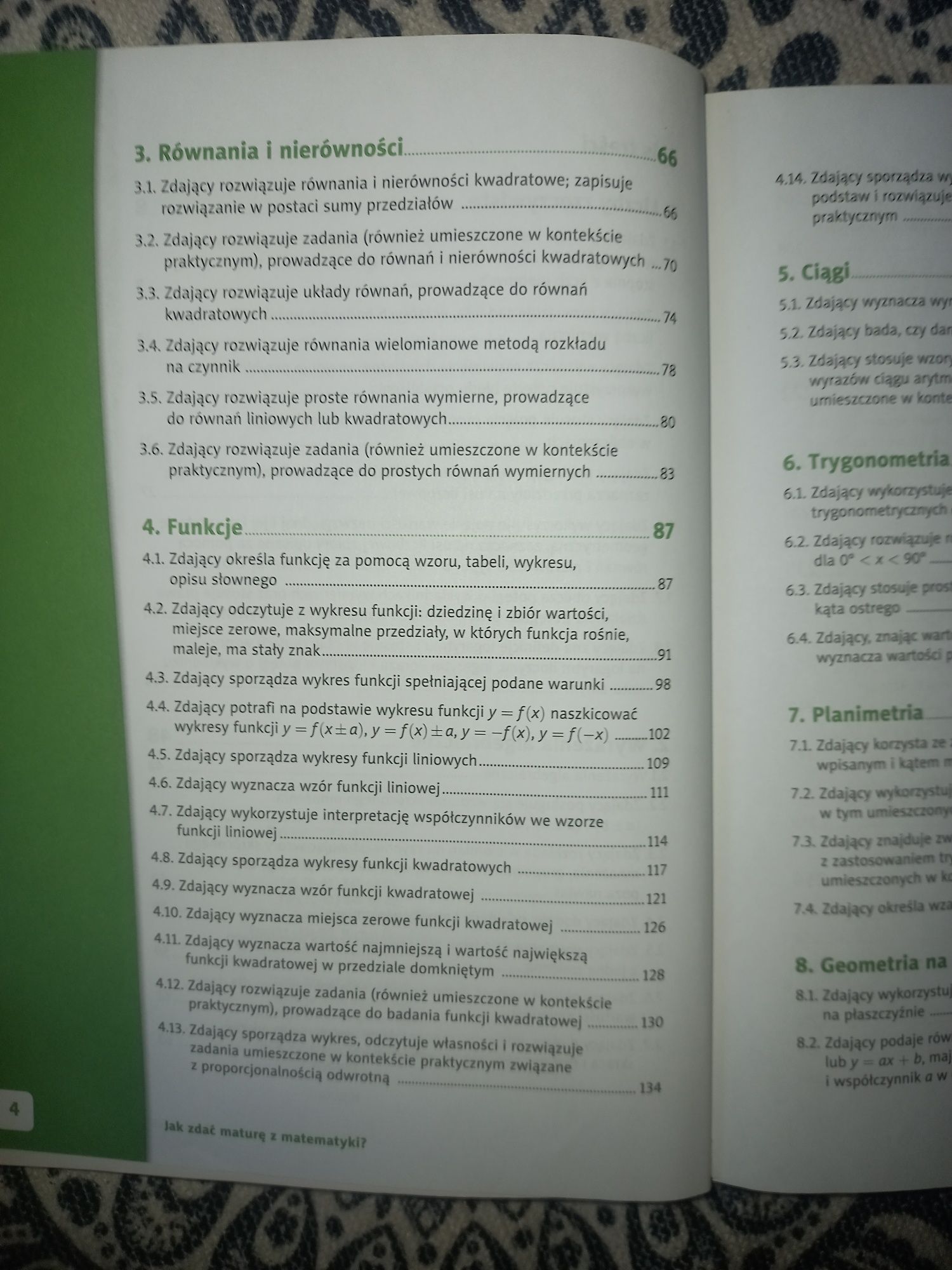 Sprzedam repetytorium z matematyki maturalne