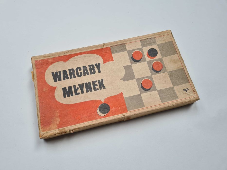 Warcaby Młynek – planszowa podróż w czasie! zabawka z PRL-u