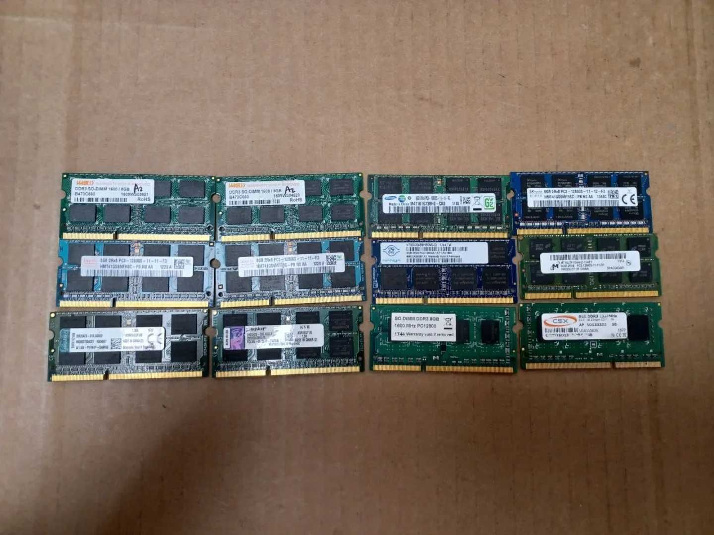 Оперативна пам'ять 8GB DDR3 PC3 12800S 1600