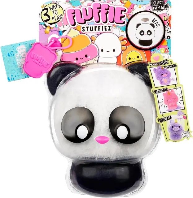 Оригінал Panda Fluffie Stuffiez Панда