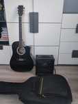 Gitara akustyczno-elektryczna plus wzmacniacz
