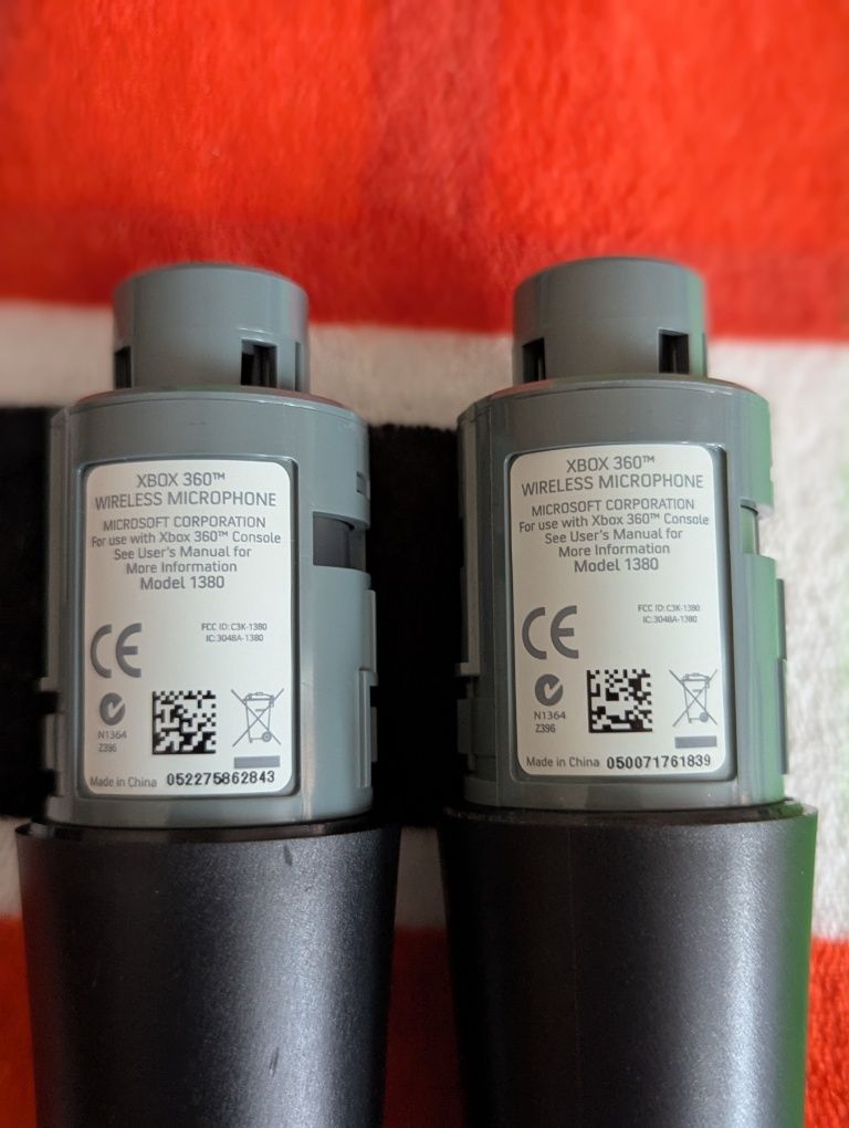 Dwa Mikrofony Microsoft Xbox 360 Wireless