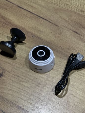 Mini Kamera bezprzewodowa/ SD karta WiFi app - biała