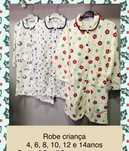 Robe/pijama de crianca algodao