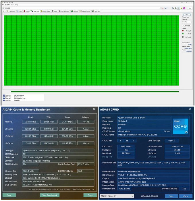 Mini PC i5-6400t SSD 120GB 8GB DDR4 USB3.0 Windows 10 cichy i stabilny