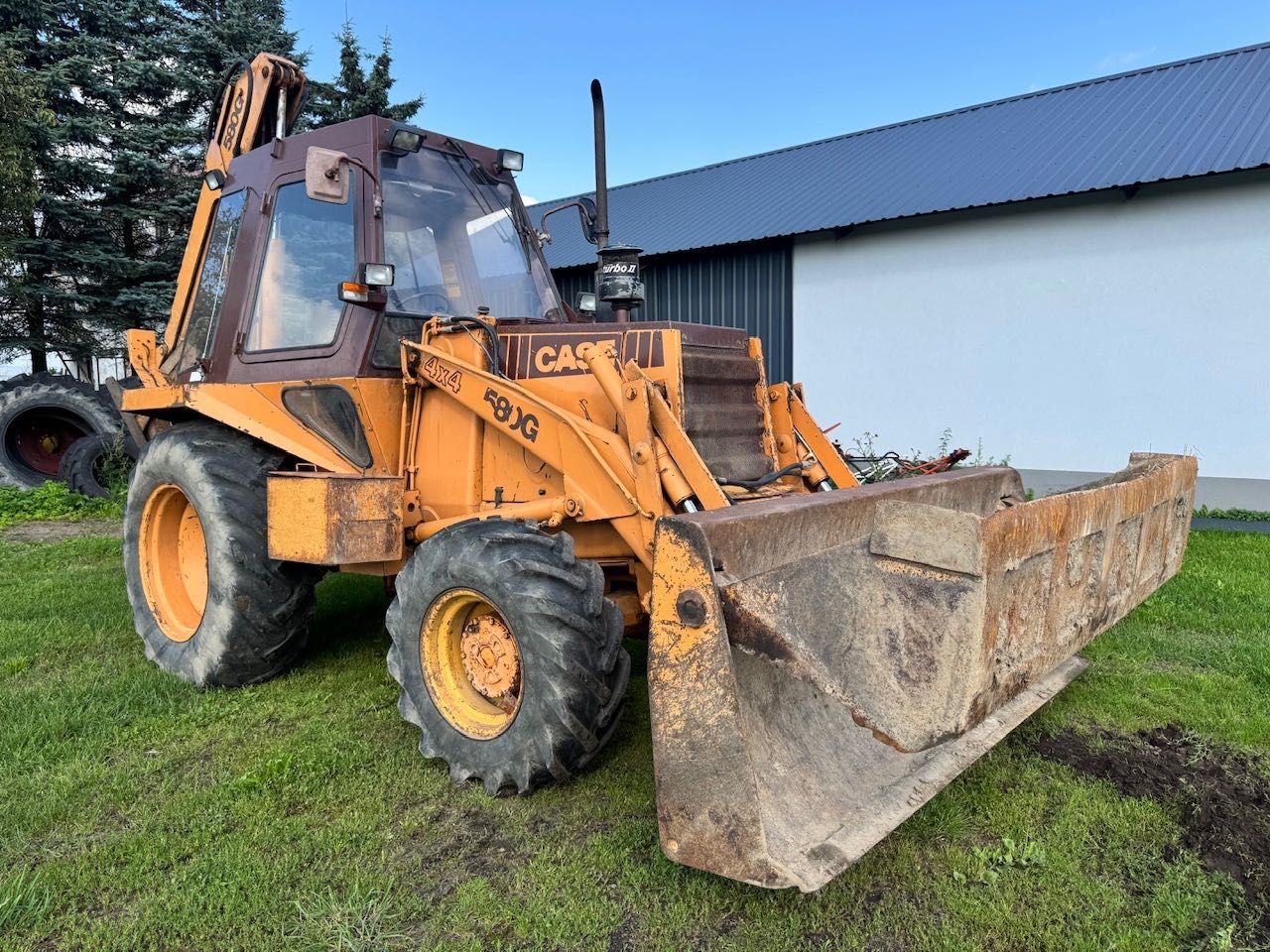 Koparko ładowarka Case 580G łyżko-krokodyl teleskop 4x4