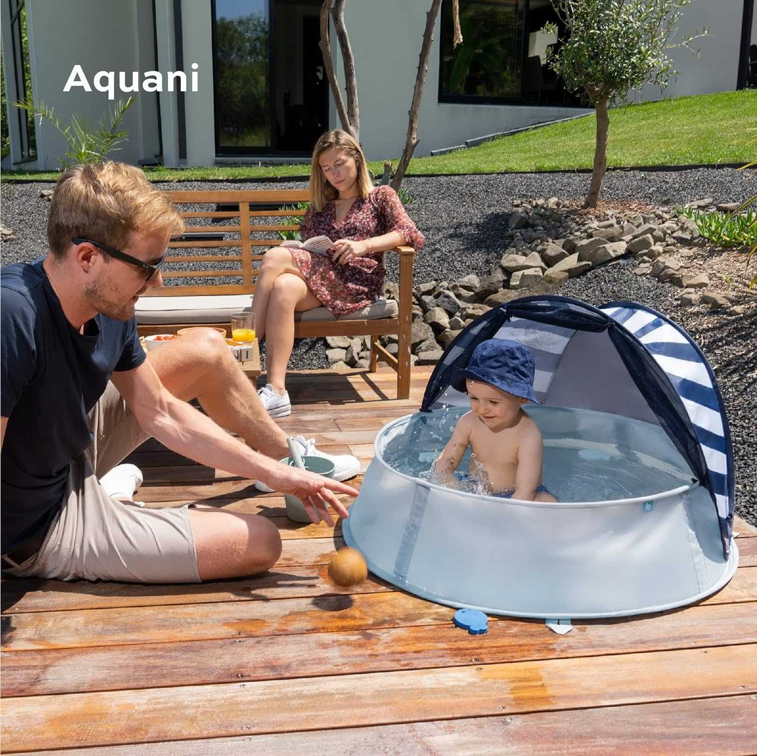 намет дитячий басейн Babymoov Aquani Pop Up дитячий пляжний