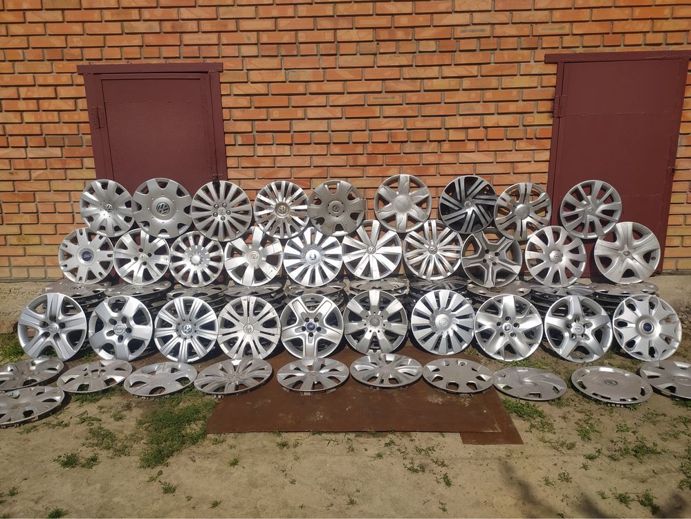 Оригинальные колпаки Рено Опель Фольксваген Ситроен Шкода Форд r15 r16