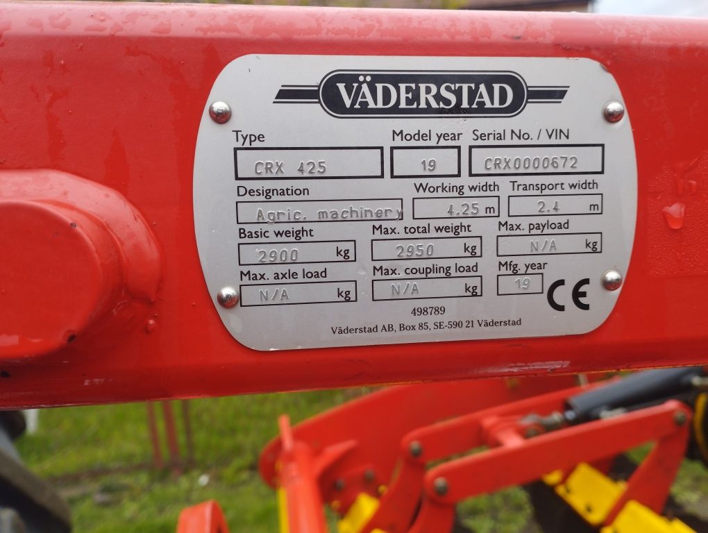 Vaderstad Carrier X 425