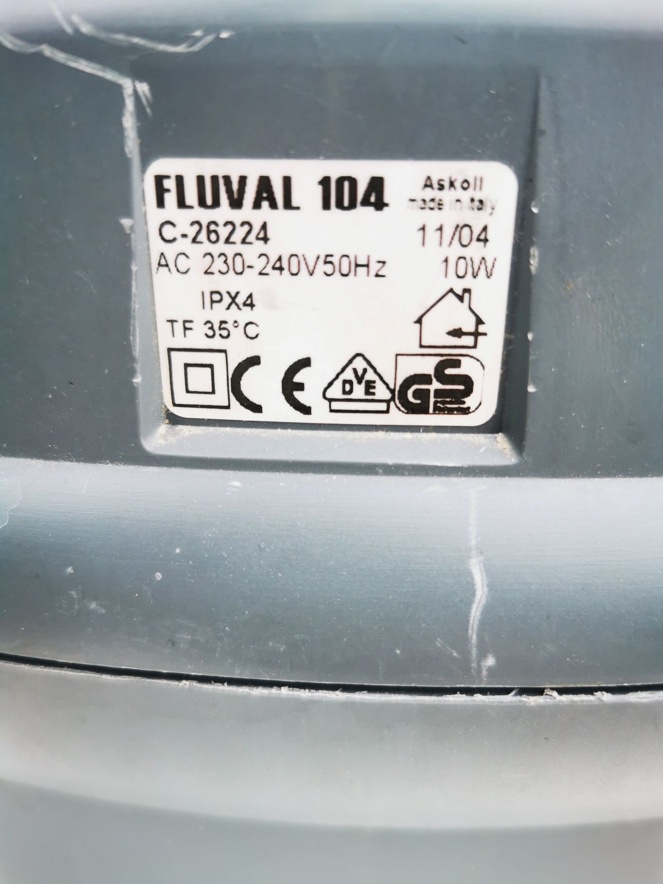 Zestaw akwariowy filtr zewnętrzny FLUVAL 104 z Niemiec