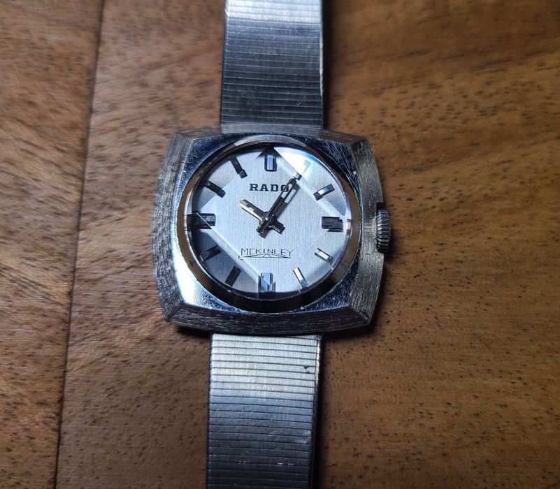 Винтажные редкие коллекционные часы RADO McKinley (Swiss Made)